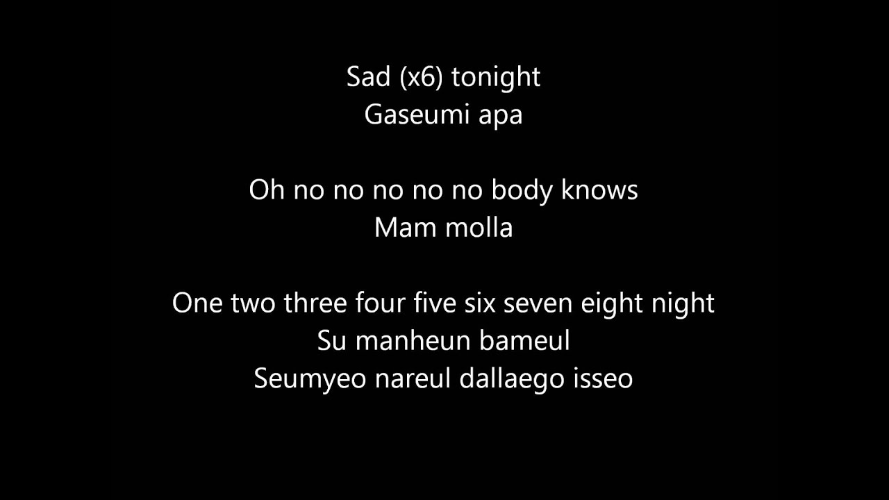 CN Blue - I'm a loner (lyrics)