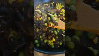 My Veggies black fungus,peas with corn yummy #shorts #viral #shortvideo #trending #shortsviral