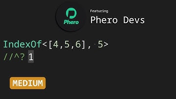 IndexOf with the Phero team - TypeScript Type Challenges #5153 [MEDIUM]