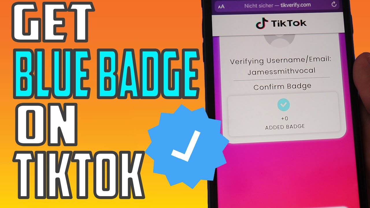 Get The BLUE BADGE on TikTok 🔥 How to Get TikTok Verified in 5