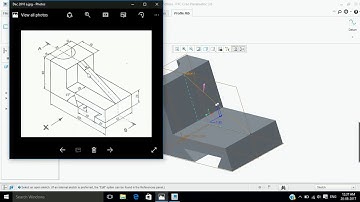 how to learn Creo software 3.0 tutorial-14 hindi