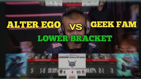 KENNZYYSKIE MENGGILA! MATCH 2 ALTER EGO VS GEEK FAM ! LOWER BRACKET MPL ID PLAYOFF SEASON 15