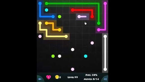 flow game facebook - 11 x 11 mania level 99 Connect the dots