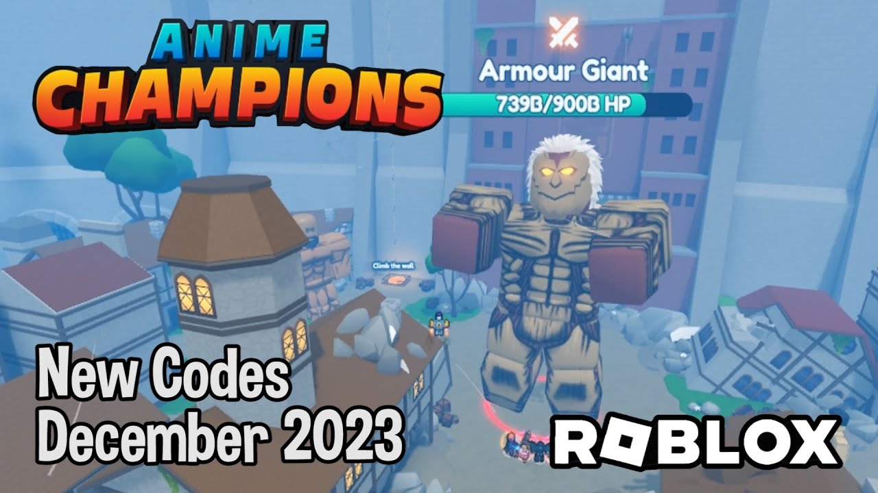 Anime Champions Simulator codes December 2023