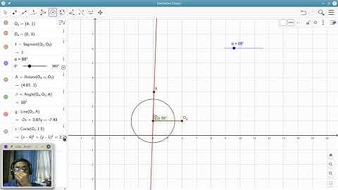 Crank Rocker Animation using GeoGebra