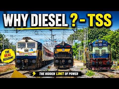 Why Diesel Locomotives running on Electrified lines of Indian Railways ?