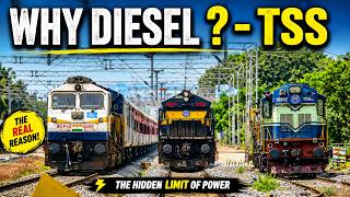 Why Diesel Locomotives running on Electrified lines of Indian Railways