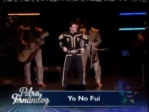 Pedro fernandez yo no fui - YouTube