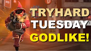 Tryhard Tuesday! GODLIKE SUCCESS! Gold Pan Distractions!