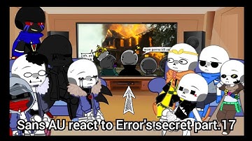 Sans AU react to Error sans/Error