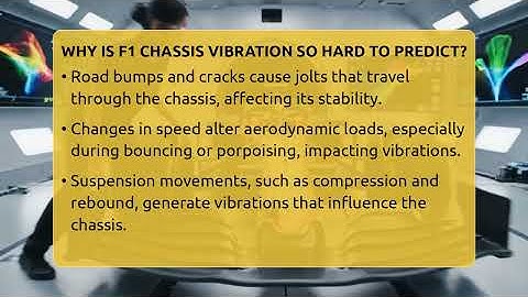 Why Is F1 Chassis Vibration So Hard To Predict? - Pole Position Experts