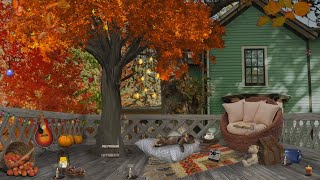 🍁 Autumnal Treehouse Ambience 🍂🌲 Cat Purring, Page Flipping & Birds Sounds #autumnambience by Night Sounds Ambience 994 views 1 year ago 6 hours