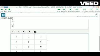 How to type a mixed fraction in TEXT ENTRY STAAR 2.0