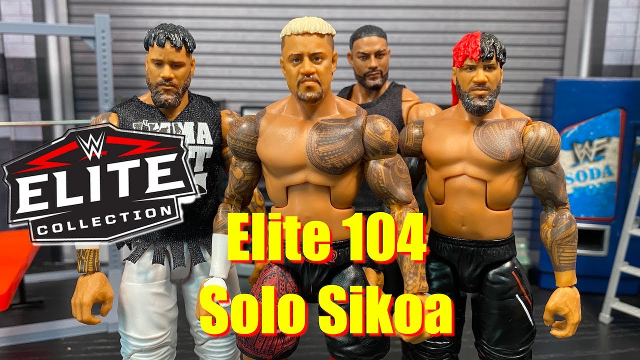 WWE ELITE 104 SOLO SIKOA WRESTLING FIGURE REVIEW 