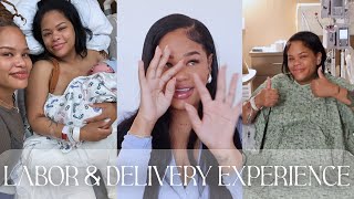 my labor and delivery honest experience + footage | arnellarmon