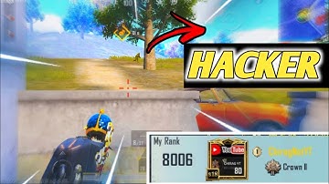 Bgmi Hacker Kill 🔥Conqueror Rank Push ⚡Rank 8000