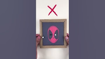 deadpool dance cardboard eyes puzzle game #shorts #deadpool