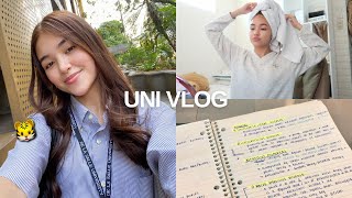 UNI VLOG | what i eat in campus, exam grades, visiting ust & being productive 🐯📝