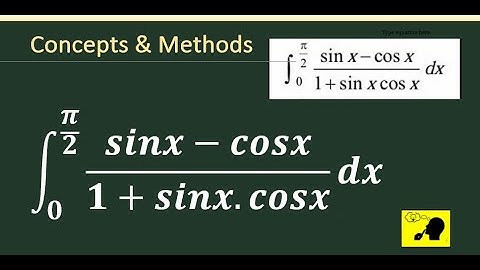 integral 0 to (pi/2) (sinx-cosx)/(1+sinxcosx) dx  || `int_(0)^((pi)/(2))(sinx-cosx)/(1+sinxcosx)dx`