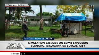 Simulation exercise on bomb explosion scenario, isinagawa sa Butuan City