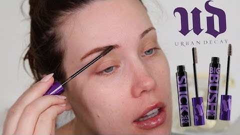 NEW! URBAN DECAY BROW PRODUCTS | SLICK DAY BROW & BIG BUSH BROW