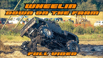 Wheelin down on the farm mud bog full video