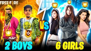 2 Pro Boys Vs 6 Hater Girls 🤯 - Funniest Battle Must Watch 😂 - Garena Free Fire