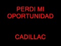 PERDI MI OPORTUNIDAD  --  CADILLAC