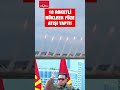 Kore Demokratik Halk Cumhuriyeti 18 roketli nükleer füze atışı yaptı! #shorts #kimjongun #kuzeykore