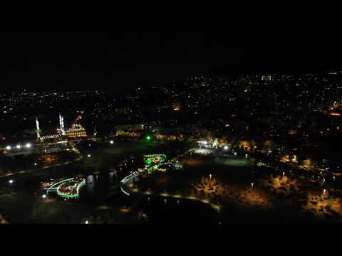 Bursa Nilüfer Gece Gökyüzünden Manzaralar HD