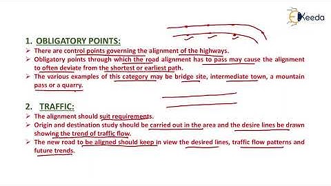 Factors Controlling Alignment - Controlling Alignment - Transportation Engineering - GATE