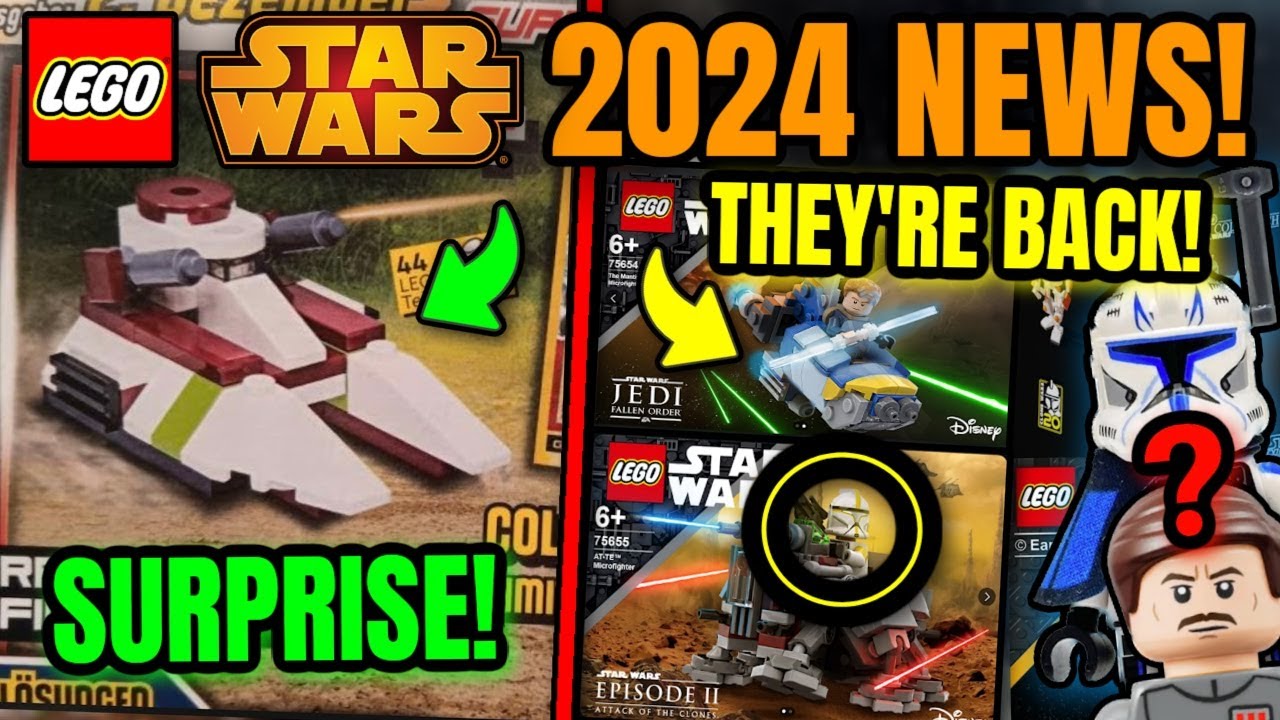 I'm so excited for 2024 LEGO Star Wars but I also don't really care for the  clone battle pack… This year I feel like I really rounded my…