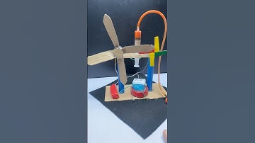 Dc motor fan project - hydraulic lifting fan #dcmotor #dcmotorproject #tech #scienceproject #shorts