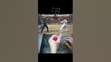 Tekken 8 Wavedash Left Side Handcam + Inputs #tekken #tekken8 #wavedash #arcadestick #fgc