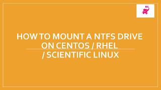 How to mount USB/ NTFS drive Linux CentOS / RedHat