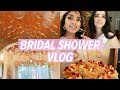 BRIDAL SHOWER VLOG: diy decorations, makeup and wedding stress