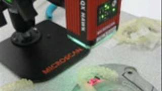 Microscan QX Hawk Reading Molded Data Matrix Codes