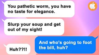 [Apple] MIL humiliated me and threw me out of the fancy restaurant, but my husband didn't even car