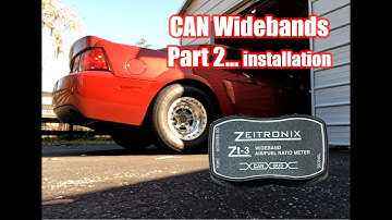 Installing the CAN widebands into Project Redfire 03 Cobra part2