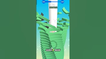 How to Play  Mobail Game on phone📲|| Stack ball 😱Level 233 || #shorts #youtubeshorts #gamingvideos