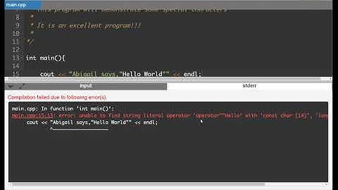 C++ Variables Lesson 02) Special Characters