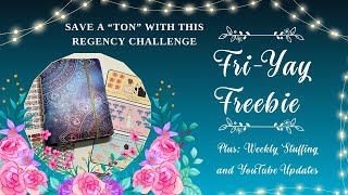 FriYay Freebie For You! Happy Mail and Finishing MORE challenges #cashstuffing #savingschallenges