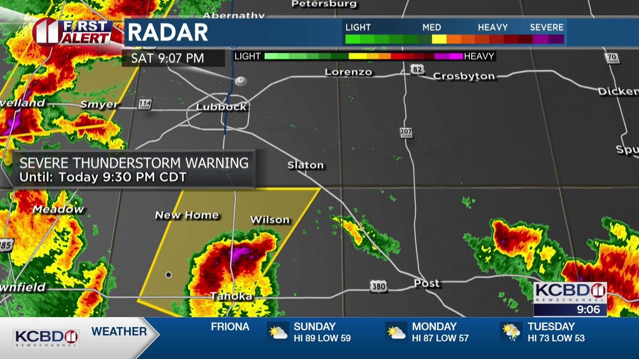 WATCH LIVE: Scattered thunderstorms on South Plains - YouTube