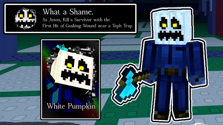 Forsaken - How To Get WHITE PUMPKIN JASON SKIN! (What A Shame Achievement) [ROBLOX]