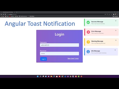 Toast Notification In Angular 13 | Ng-Angular-Popup | Agular Npm Library | Angular Toast Tutorial |