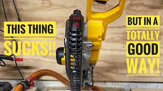 Simple Miter Saw Dust CollectionMaking this DeWalt Really Suck!!