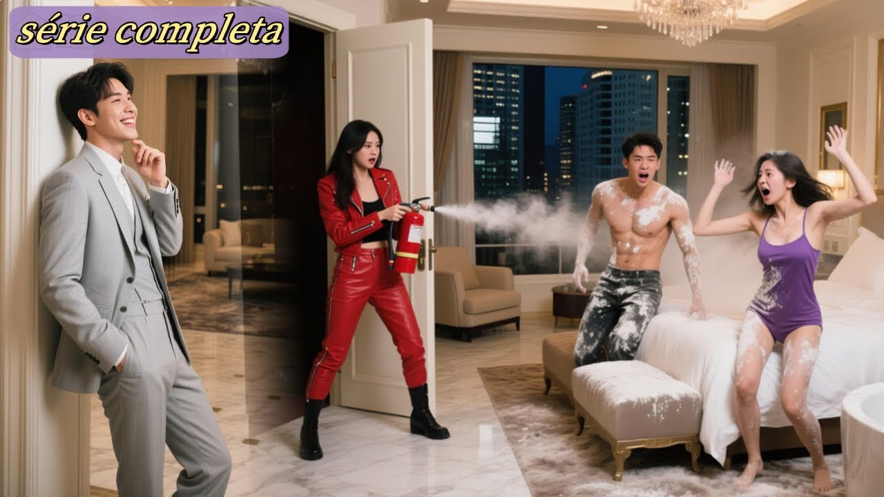 Traída pelo namorado, ela pega um extintor e reage! O CEO vê e se encanta com sua atitude única!