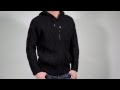 MAJESTIC CLOSET ORIGINAL（マジェスティッククローゼット オリジナル） ケーブルニットプルパーカー BLACK着用イメージ