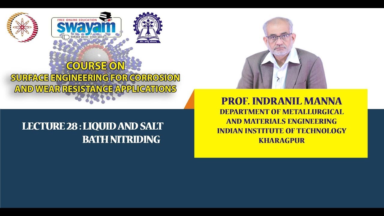 Lecture 28 Liquid and Salt Bath Nitriding YouTube