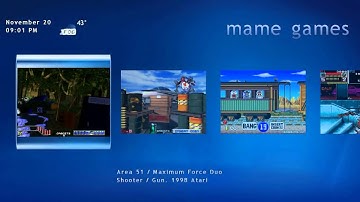 New GameEx start menus WIP - Part 2